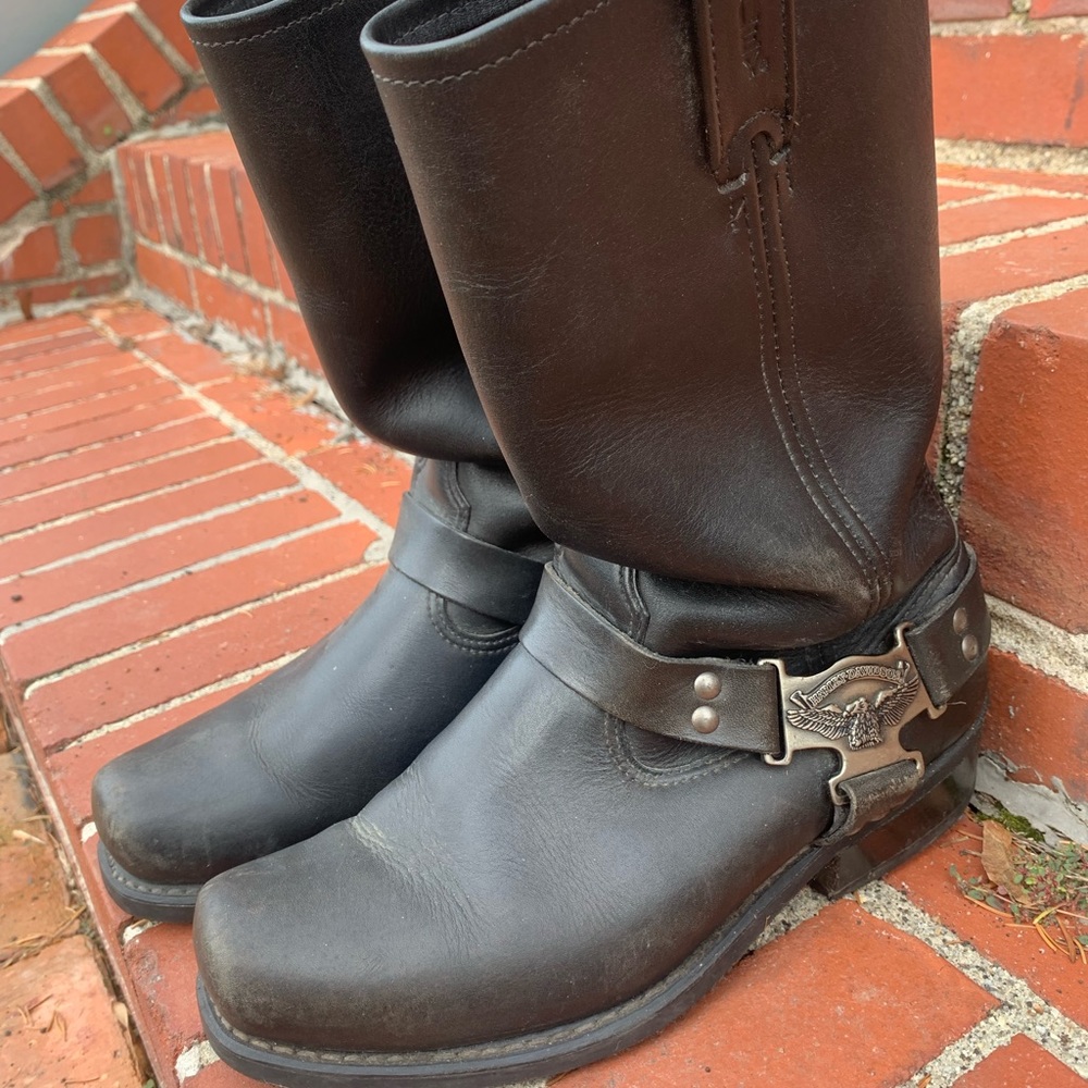 Harley Davidson Boots (black leather) size 42.5
